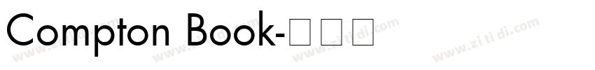 Compton Book字体转换